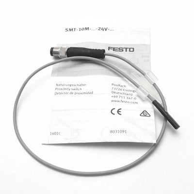 New Other Festo 551375 Proximity Sensor Round Slot, 100mA 24V SMT-10M-PS-24V-E-0.3-L-M8D