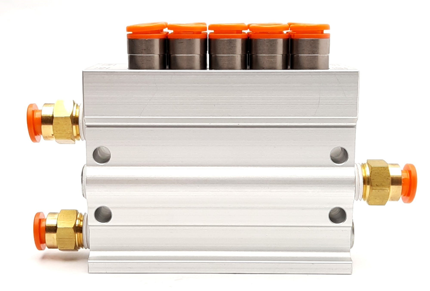 New – Open box SMC VV5QZ15-05C0TC Manifold Base 5 Station 1/4"P2C for VQ1000 Solenoid Valves