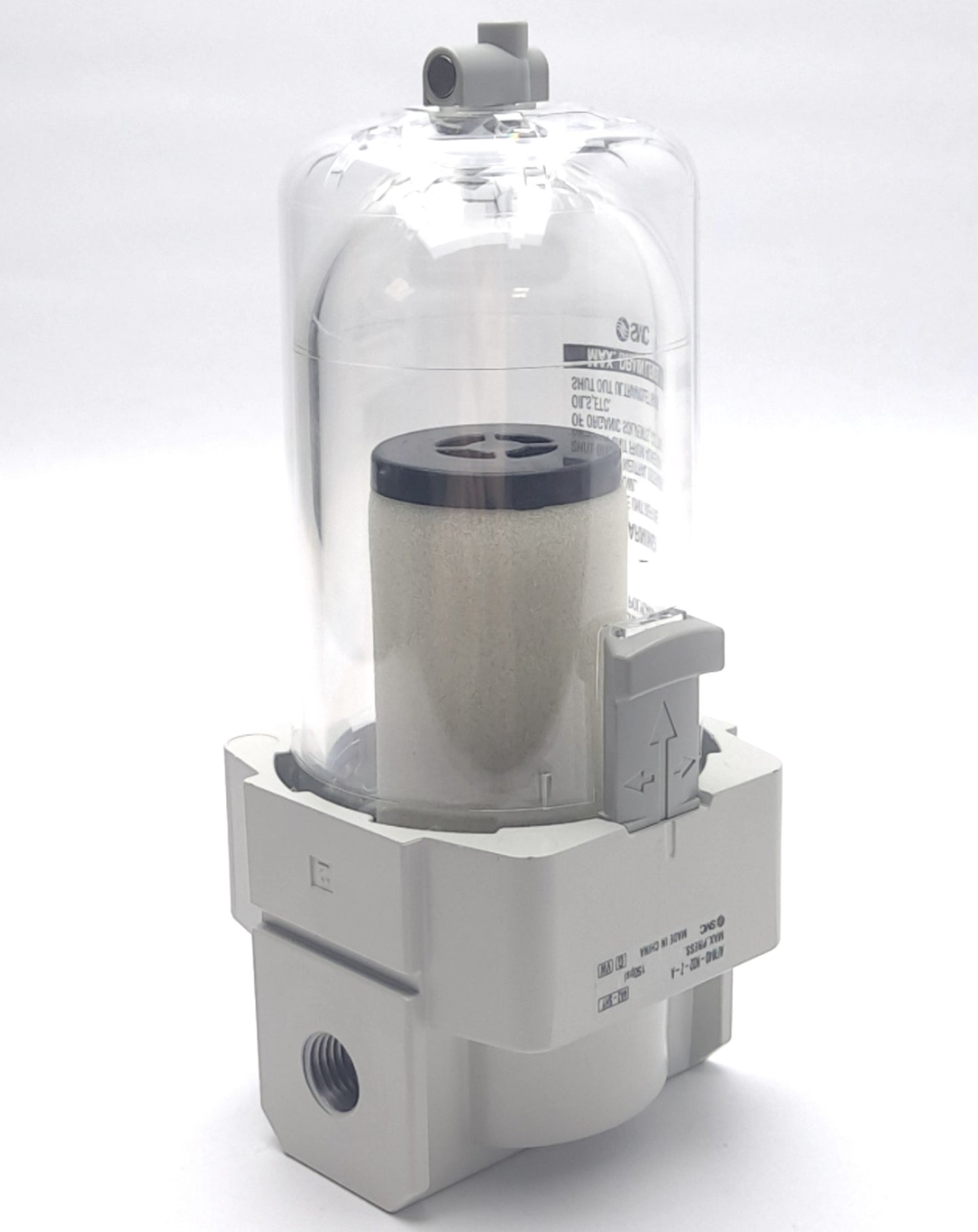 New SMC AFM40-N02-Z-A Mist Separator Module, 150 PSI Max, 1/4" NPT, 45 cm3 Capacity
