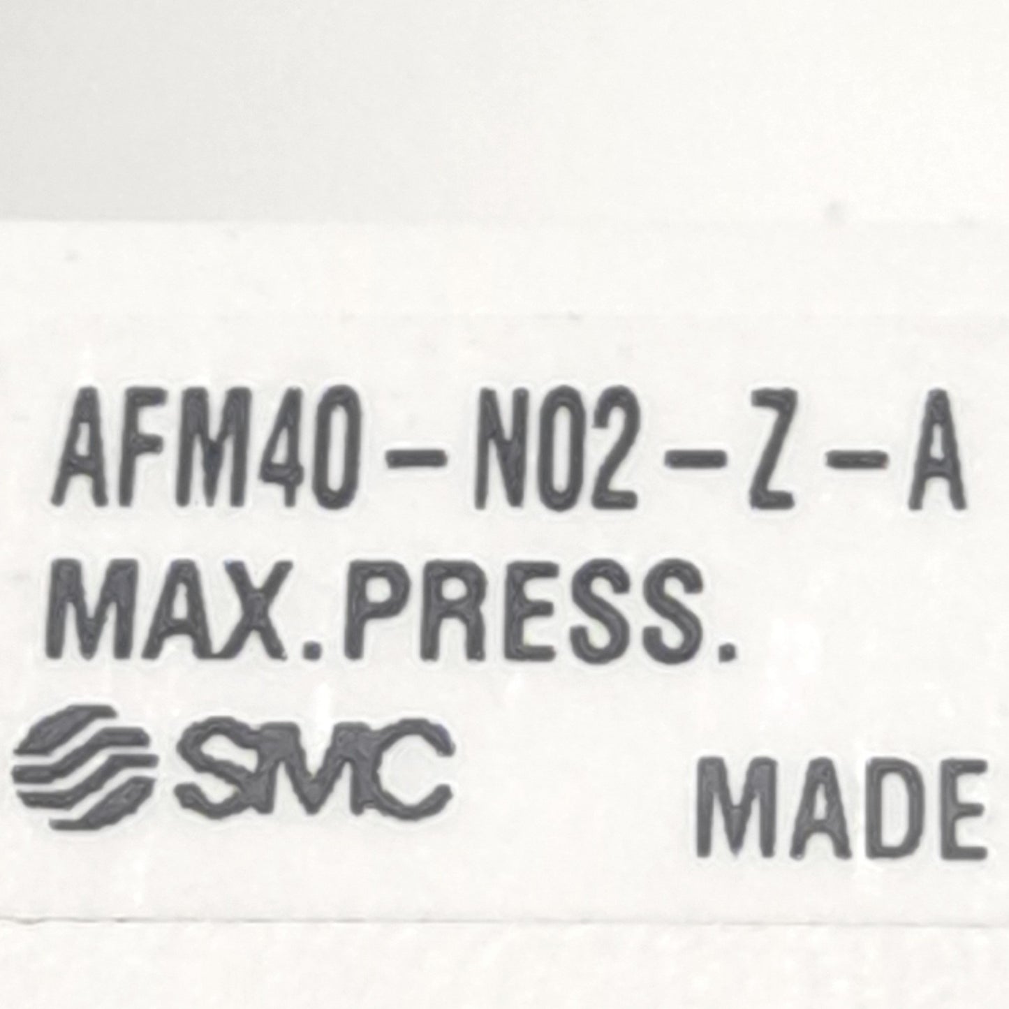 New SMC AFM40-N02-Z-A Mist Separator Module, 150 PSI Max, 1/4" NPT, 45 cm3 Capacity