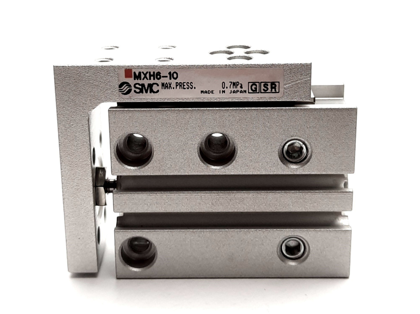New SMC MXH6-10 Compact Slide Table, 6mm Bore, 10mm Stroke, 0.7MPa, M5 x 0.8 Ports