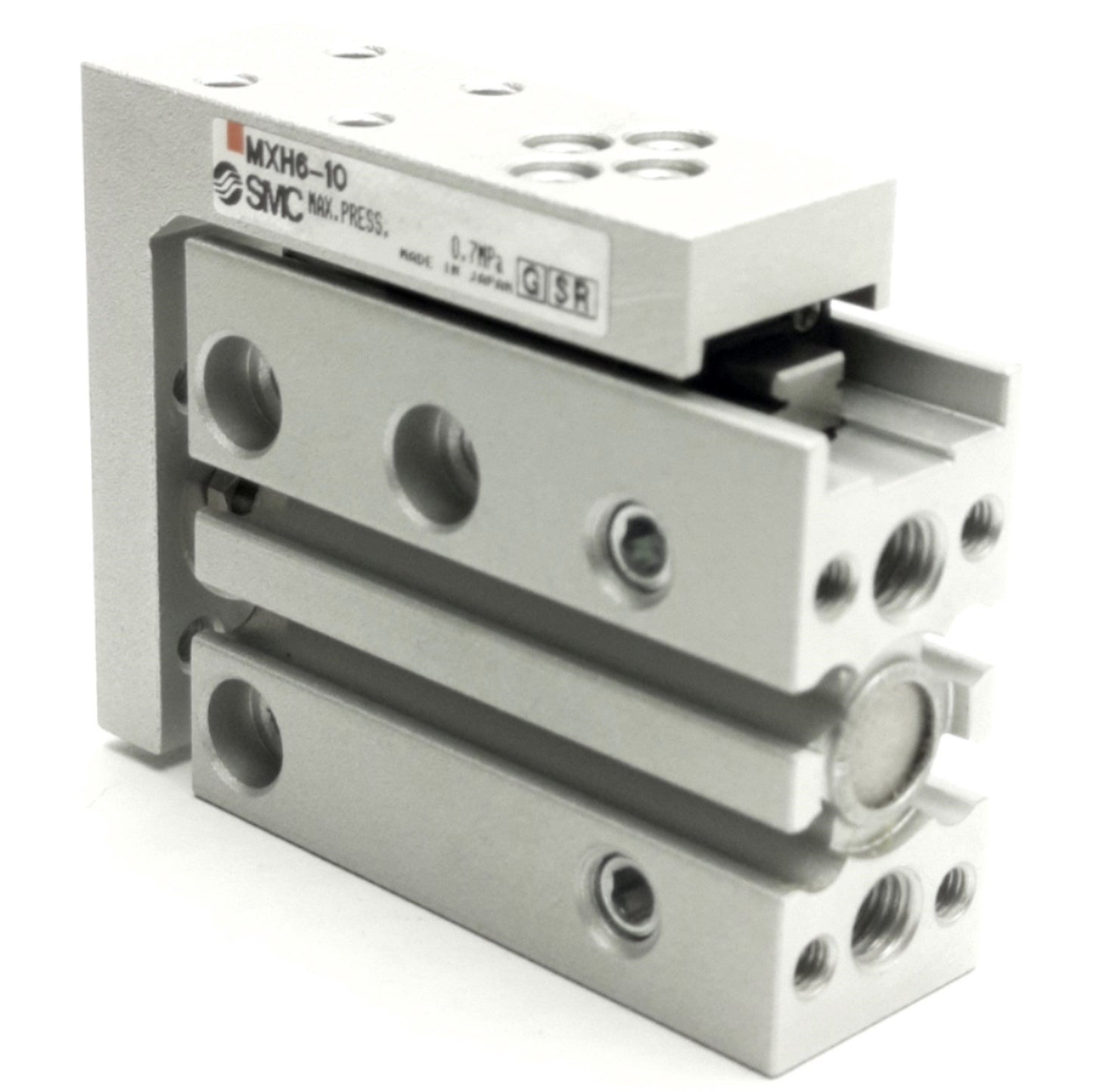 New SMC MXH6-10 Compact Slide Table, 6mm Bore, 10mm Stroke, 0.7MPa, M5 x 0.8 Ports