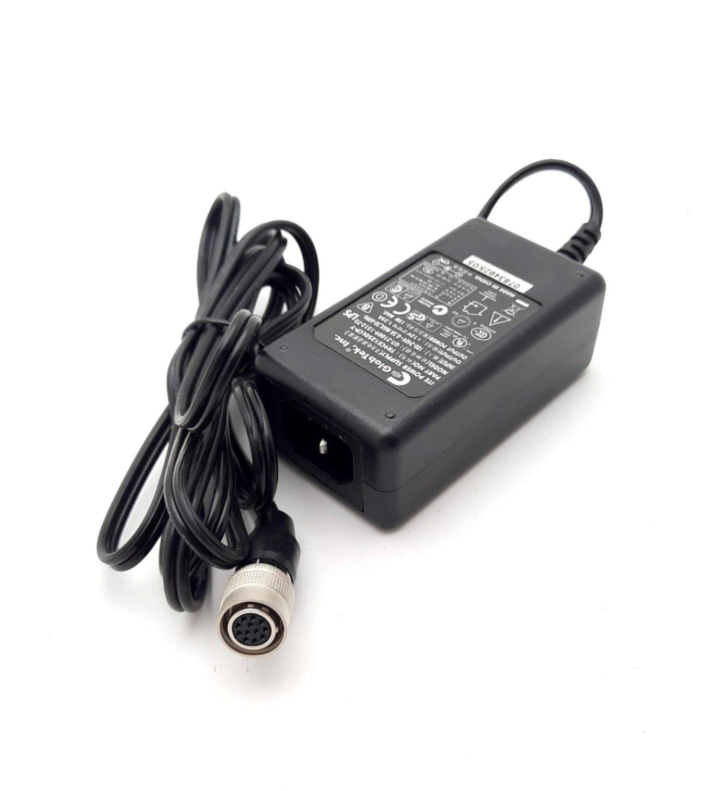 New GlobTek GT-21089-1512-T3 Power Supply For Sony XC Series Cameras 12-Pin Female