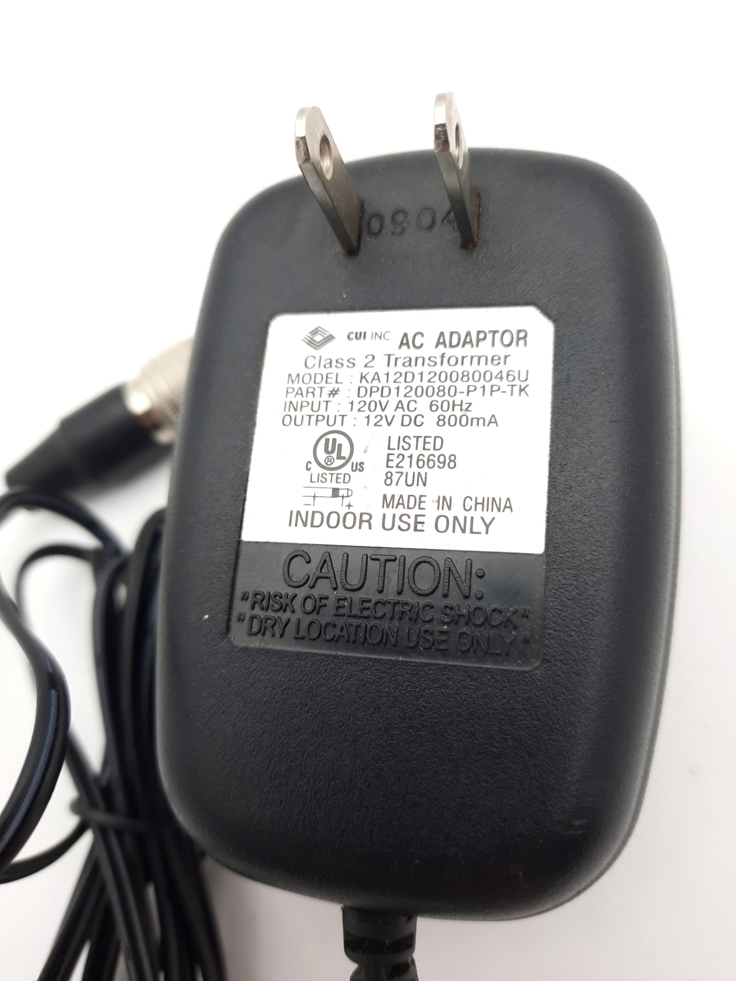 Used CUI DPD120080-P1P-TK Camera Power Supplies 12 Pin Female Hirose 120VAC 12VDC