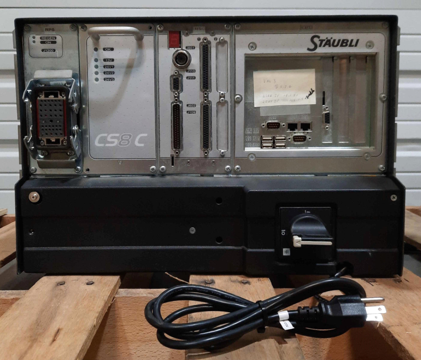 Used Staubli CS8C-TX40 Six Axis Robot System, 2.2kg Load, 515mm Reach, 115VAC 14.8A