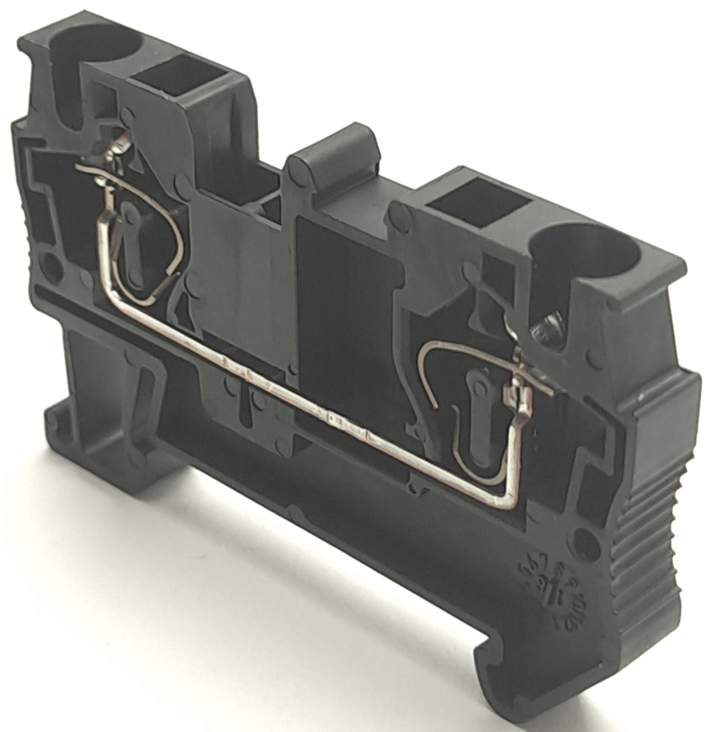 New – Open box Lot of 25 Phoenix Contact ST 4 BK Black Spring Cage Terminal Blocks, 800V, 40A