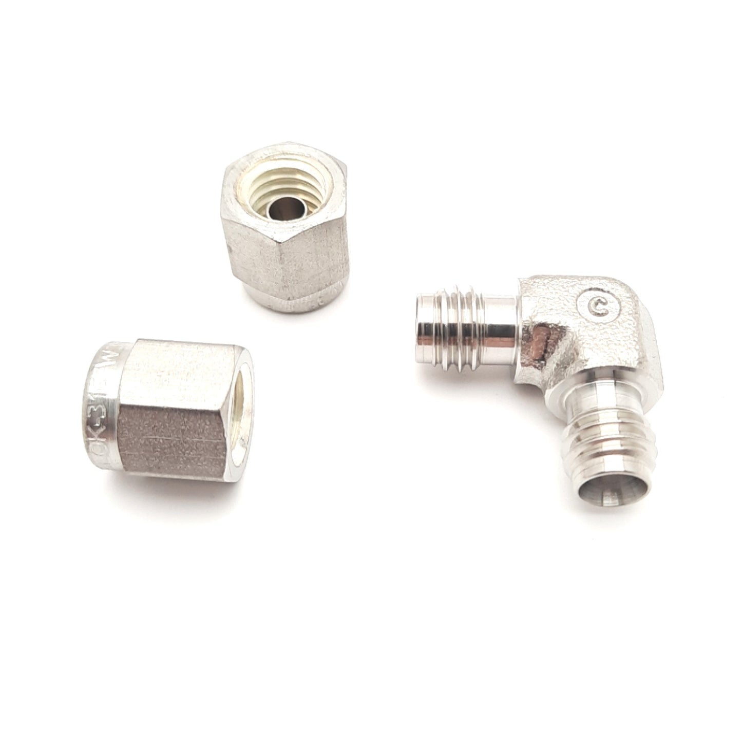 New Lot of 10 Swagelok SS-200-9 Stainless Steal Tube Fitting Union Elbow 1/8" OD