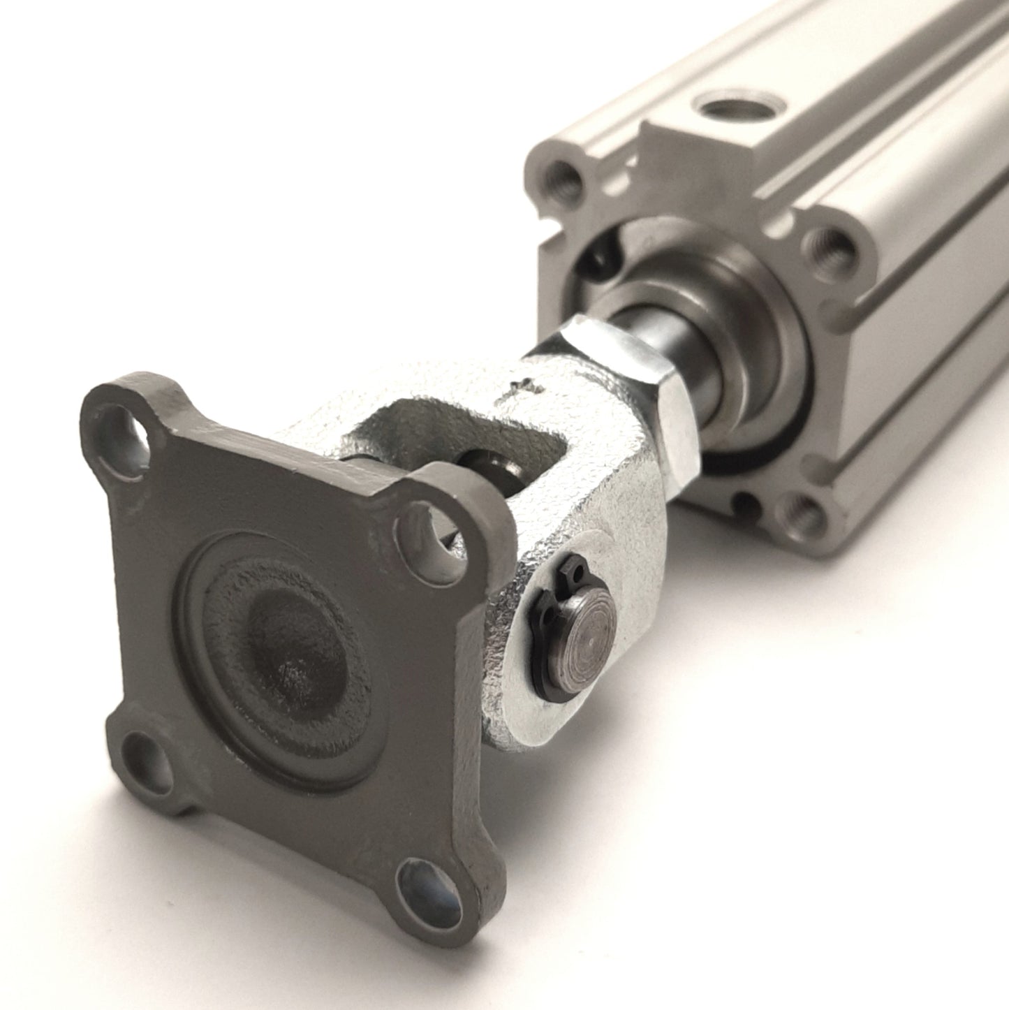 Used SMC CQ2D32-200DCMZ Compact Cylinder, 32mm Bore, 200mm Stroke, RC1/8, 1.0MPa Max