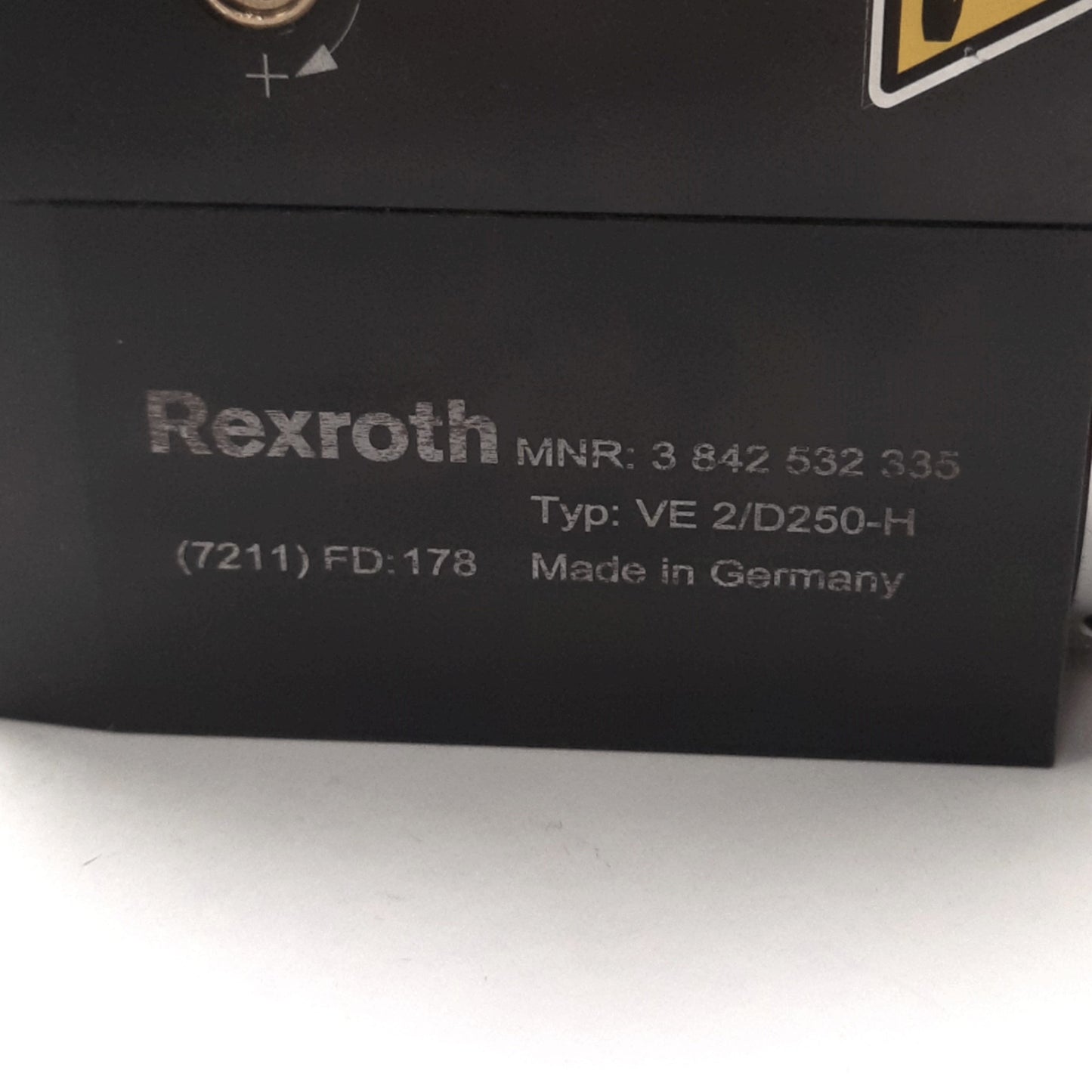 Used Bosch Rexroth VE 2/D250-H Stop Gate, Dampens Up to 250Kg 3842532335