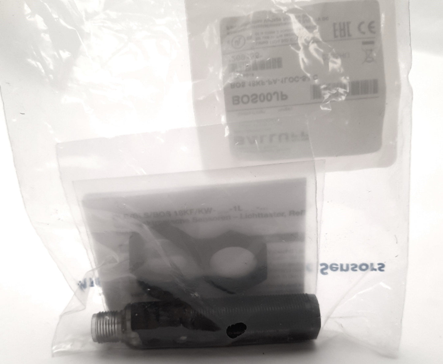 New Balluff BOS 18KF-PA-1LOC-S4-C Photoelectric Sensor, 24v DC, PNP NO/NC, BOS00JP