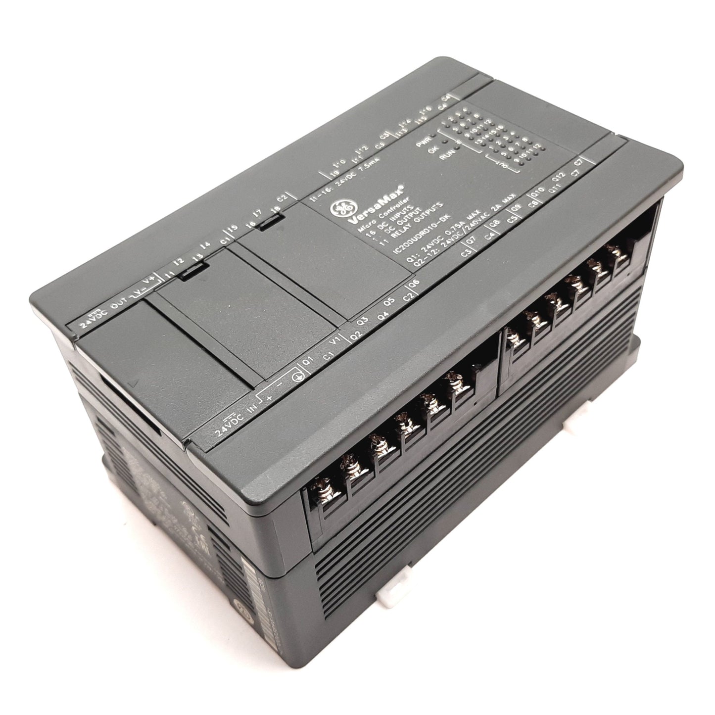 Used GE Fanuc IC200UDR010-DK VersaMax Micro Controller, 16x Inputs, 12x Outputs