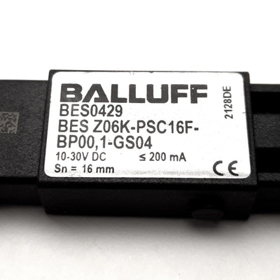 New Other Balluff BES0429 Ring & Tube Sensor M3x5 Target, 16mm Range, PNP NO, 10-30v DC