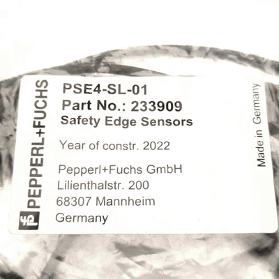 New Pepperl+Fuchs PSE4-SL-01 Safety Edge Sensors 0.4-10m Range, Infrared Thru Beam
