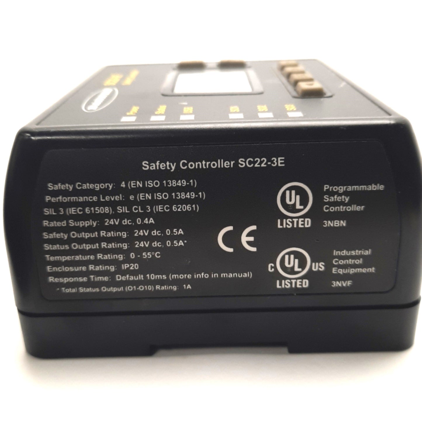 Used Banner Engineering SC22-3E Safety Controller w/ Ethernet 24v DC, 22 Inputs