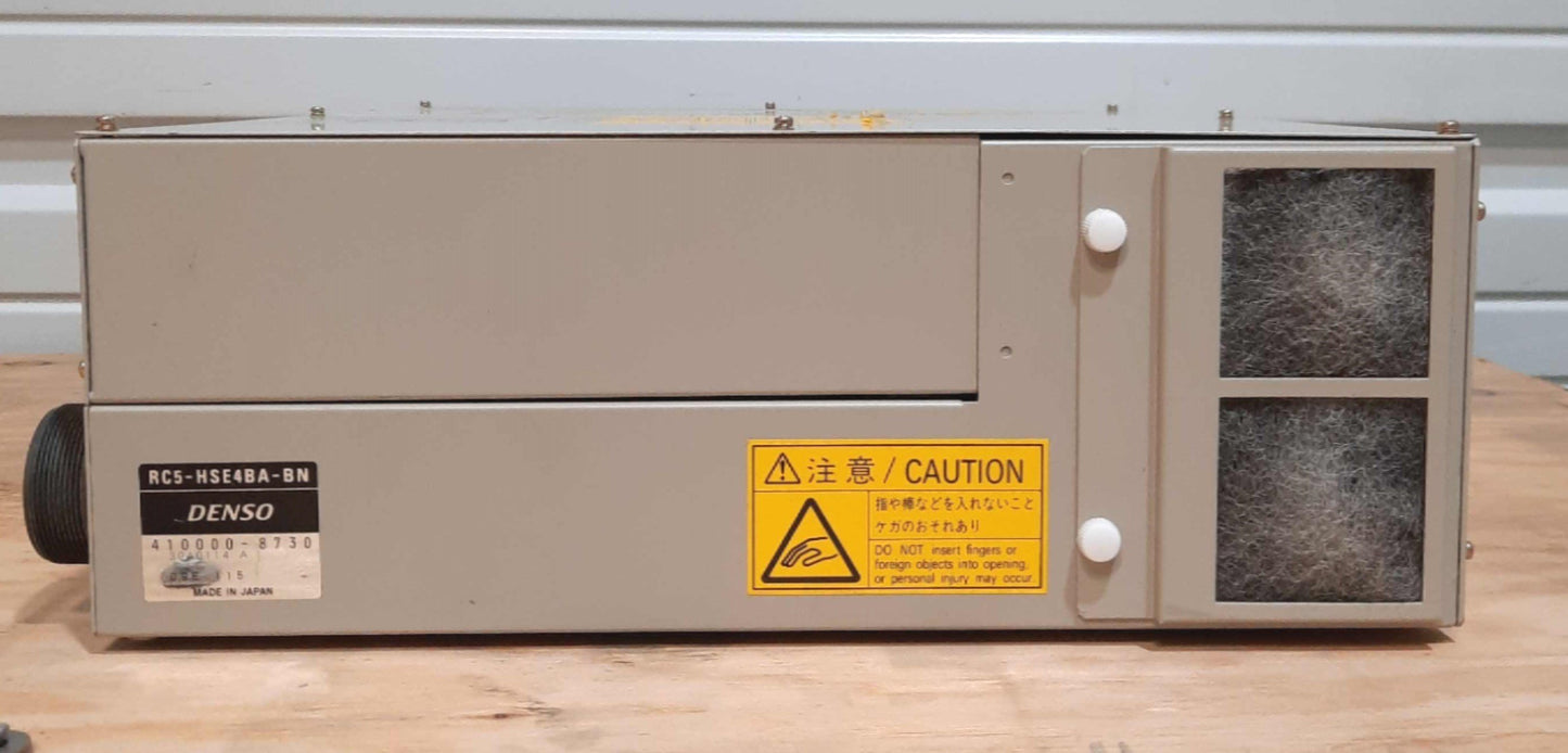 Used DENSO HS-45552EM & RC5 SCARA Robot System 5kg Load 550mm Reach 7100mm/s 230VAC