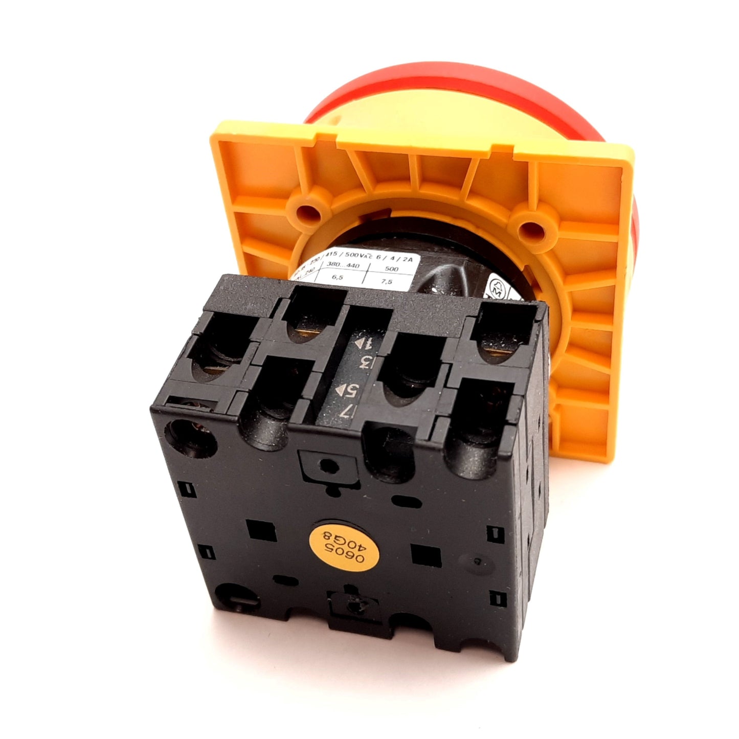 Used Moeller T0-2-1 Main Power ON-OFF Disconnect Switch, 3-Pole, Rating: 600VAC 20A
