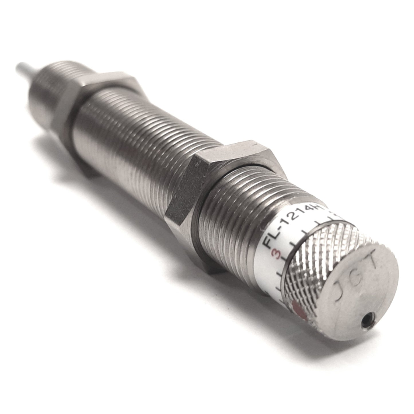 New Misumi MAS1214H Adjustable Shock Absorber M12x1 Barrel, 14mm Stroke, 5.4J Max