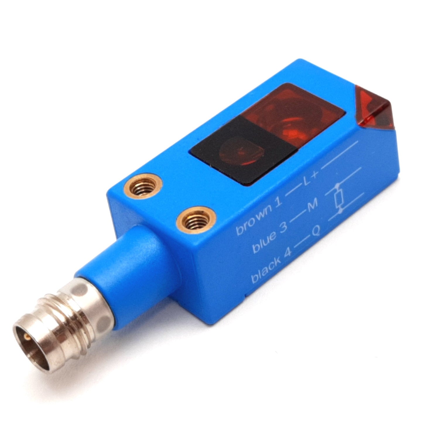 Used Sick WT4-2P330 Photoelectric Sensor, 4-130mm, 10-30VDC, PNP, 3-Pin M8 Male
