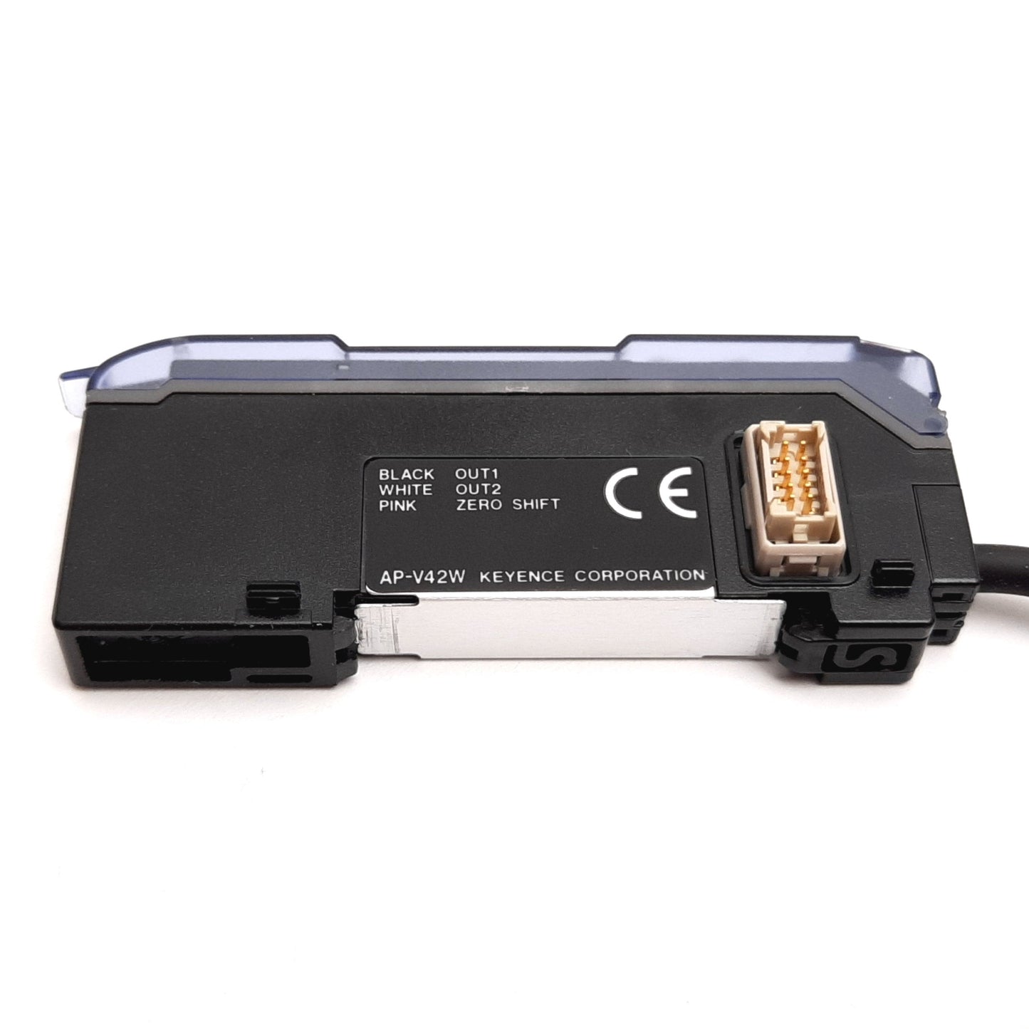 Used Keyence AP-V42W Pressure Sensor Amplifier Unit, Supply: 12-24VDC, Output: NPN