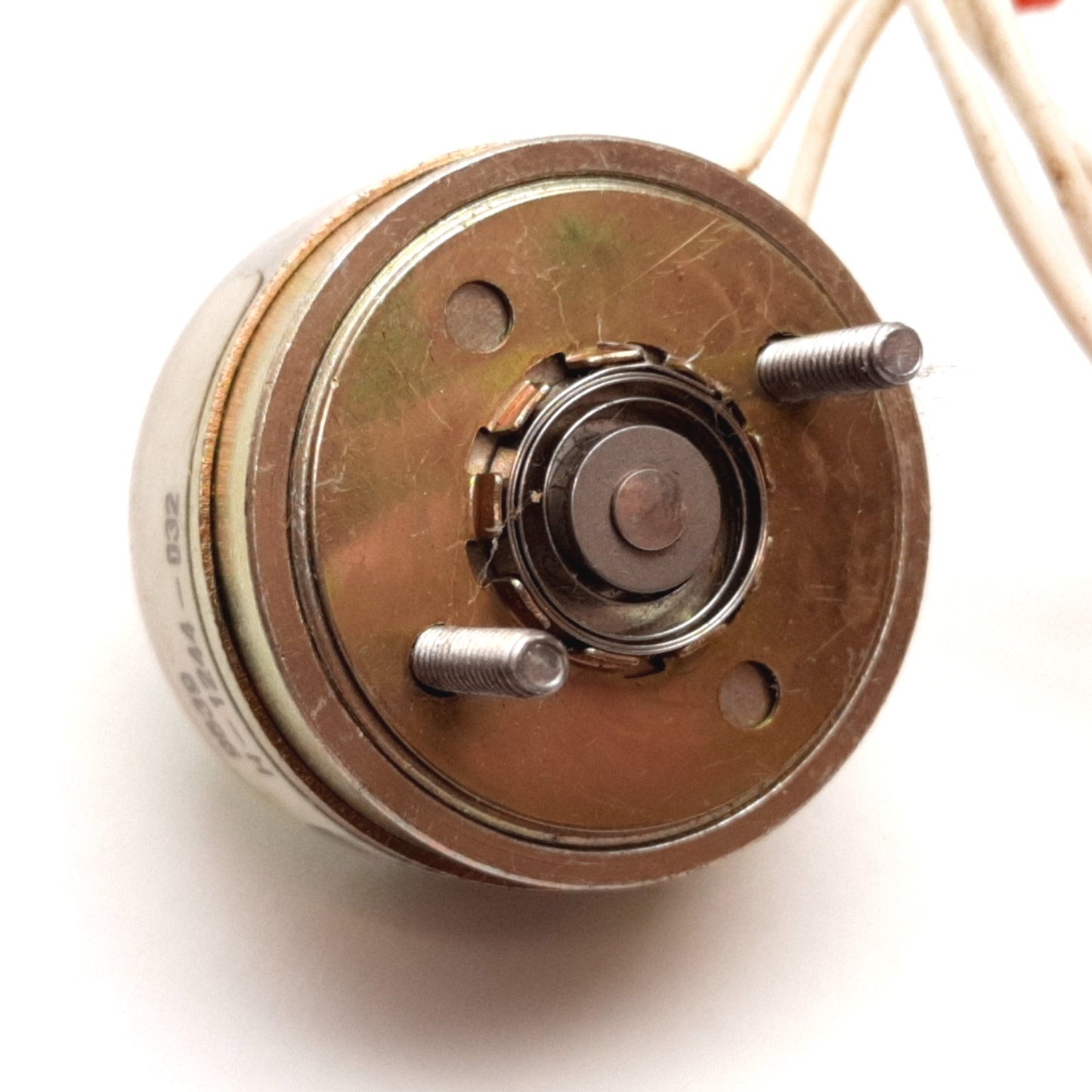 Used Lucas H-1244-032 Rotary Solenoid, Stroke: 25ø CW, Shaft: 4mm, 14.9-47VDC