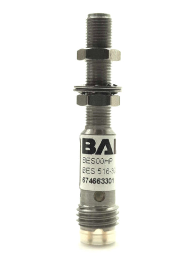 Used Balluff BES00HP Inductive Proximity Sensor 1.5mm Range NPN-NO 10-30VDC M5 Barrel