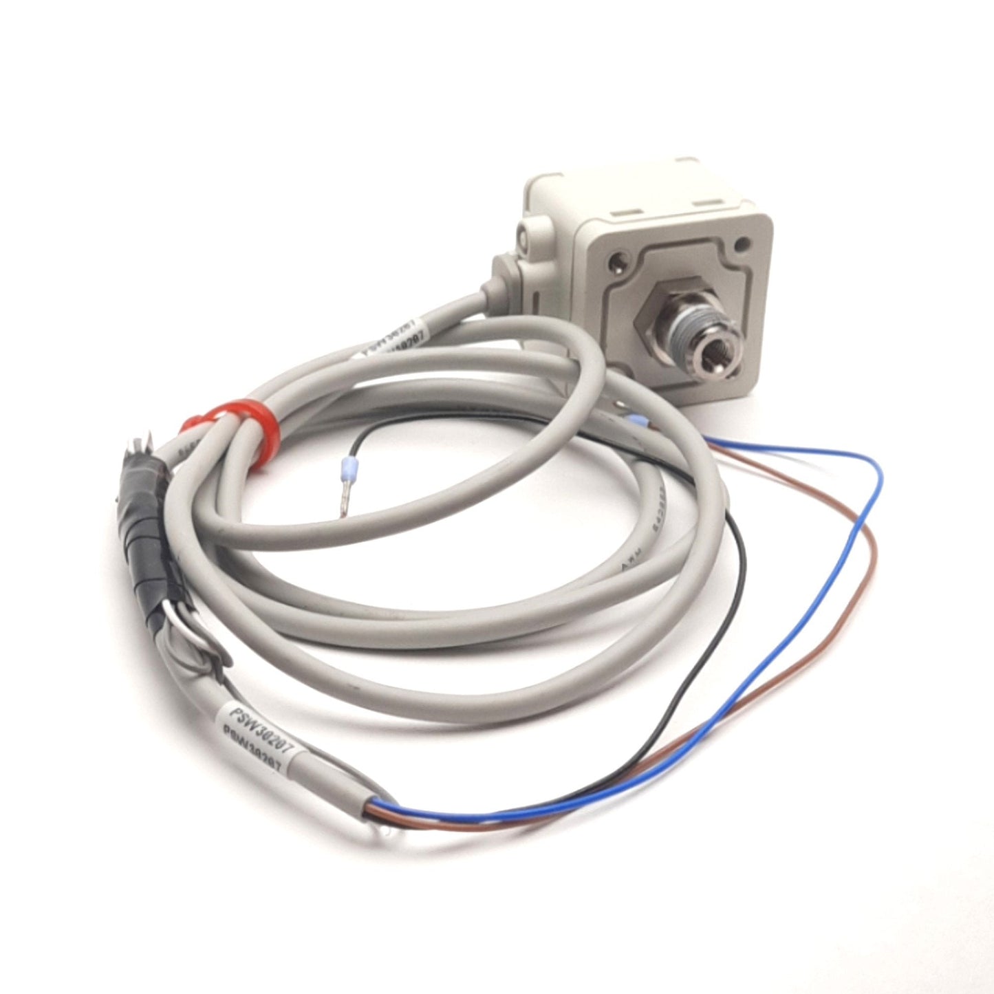 Used SMC ISE40A-01-V Digital Pressure Switch, -0.1 to 1.0MPa, PNP, 1/8"NPT, 12-24VDC