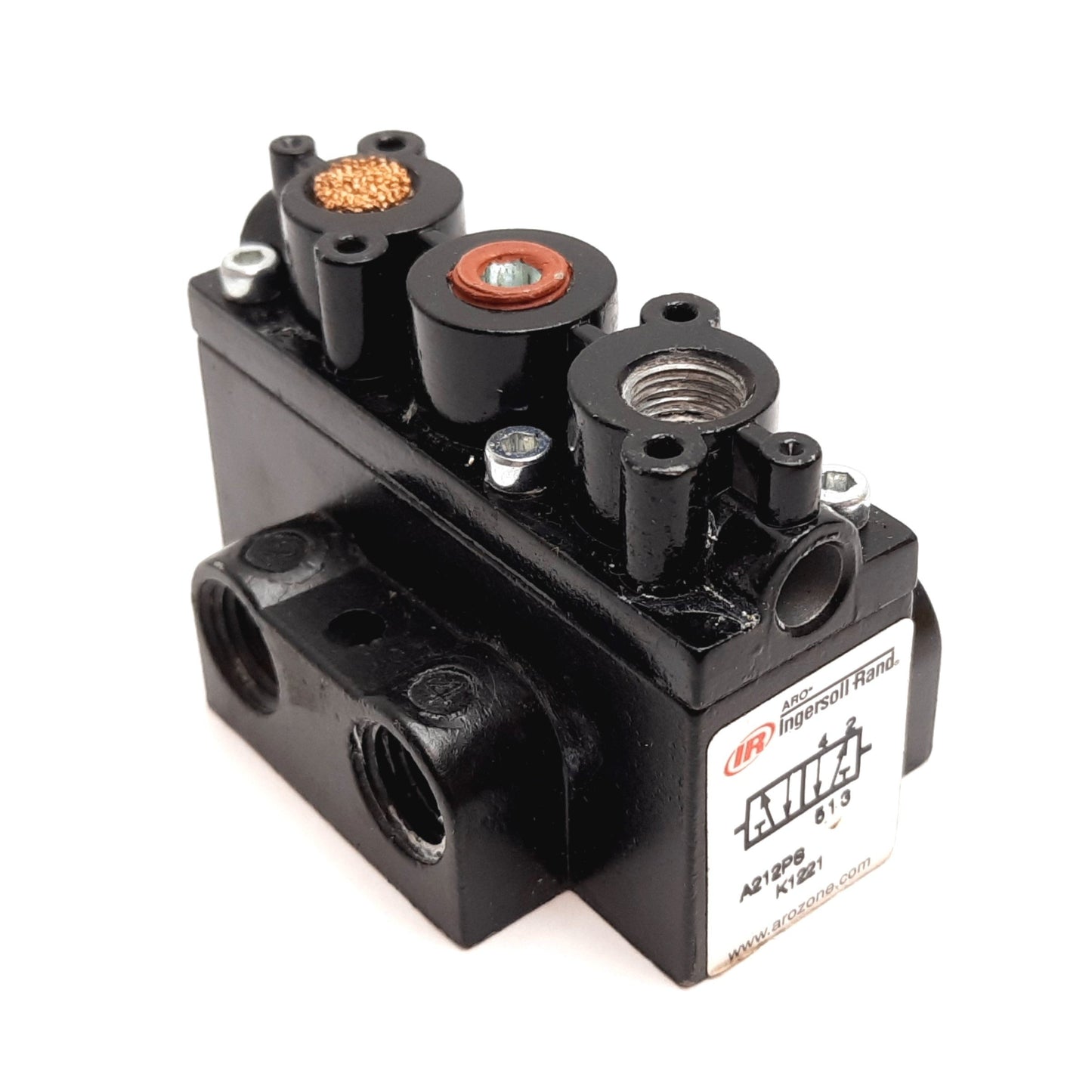 Used ARO Ingersoll Rand A212PS Pilot Air Valve, 2-Position 5-Port, 150psi, 1/4" NPT