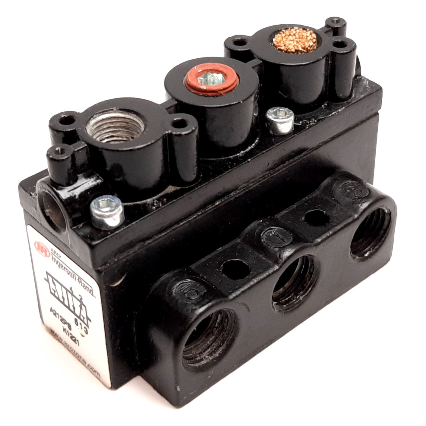 Used ARO Ingersoll Rand A212PS Pilot Air Valve, 2-Position 5-Port, 150psi, 1/4" NPT