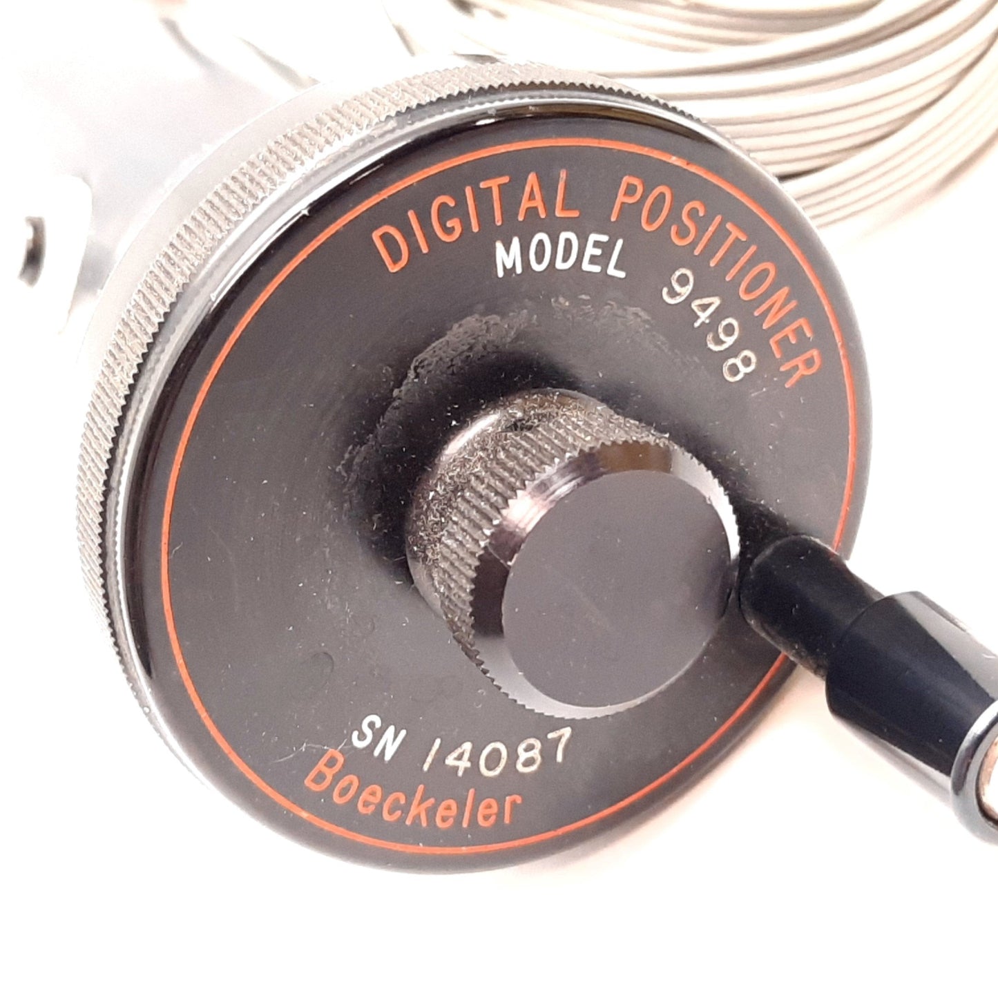 Used Boeckeler 9498 Digital Micrometer and Positioner Head, 1/2" Dia. for Mounting