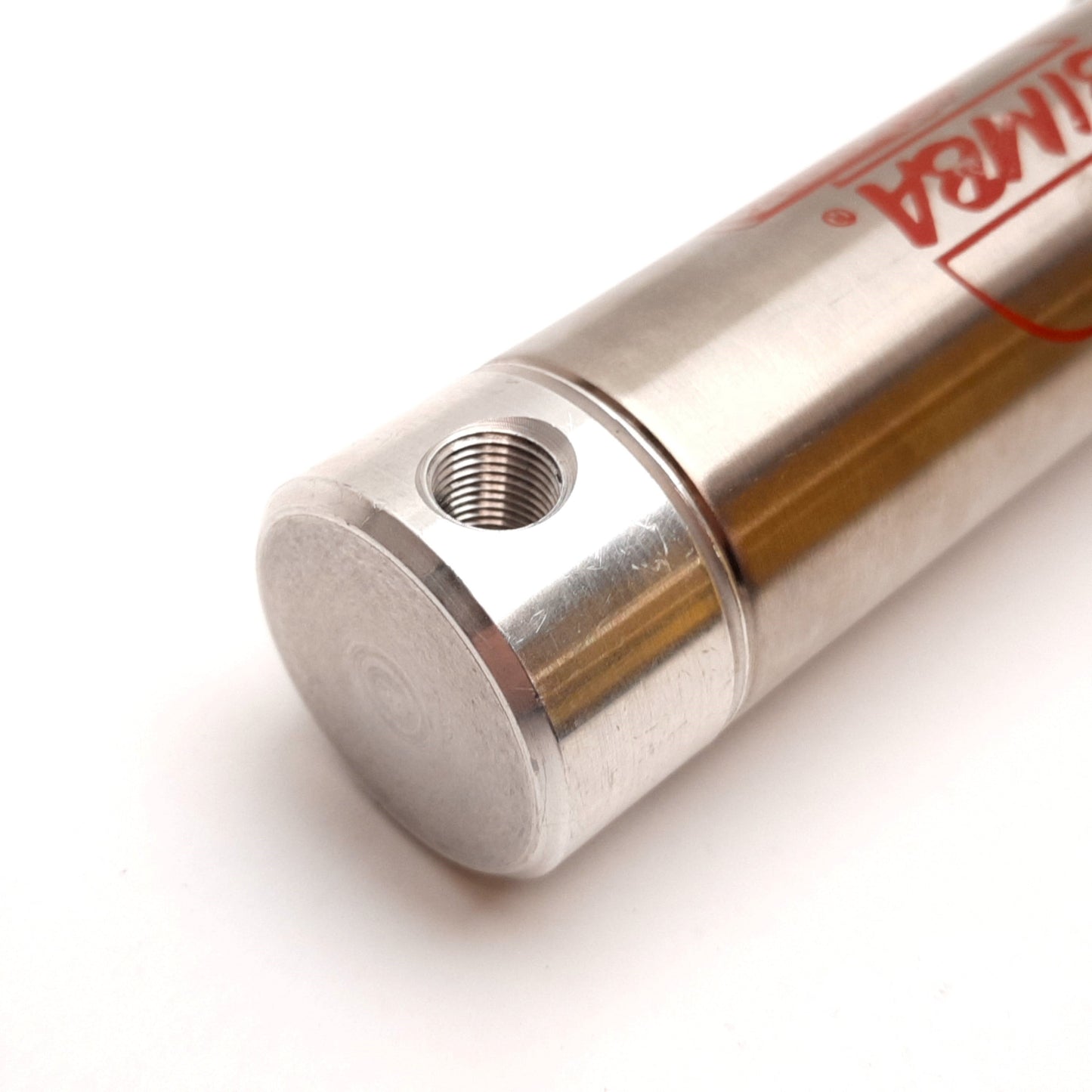 Used Bimba M-122-DQ Pneumatic Cylinder, Bore: 1.25", Stroke: 2", Ports: 1/8" NPT