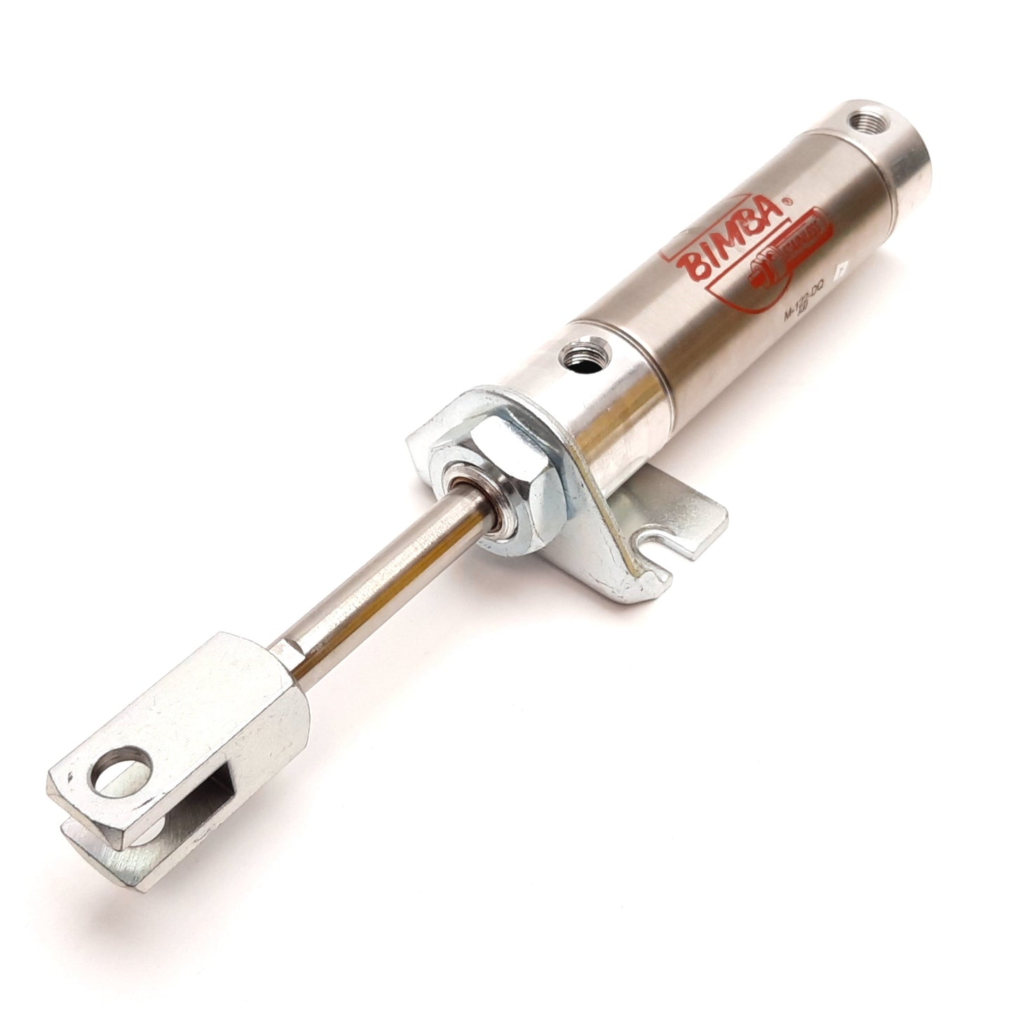 Used Bimba M-122-DQ Pneumatic Cylinder, Bore: 1.25", Stroke: 2", Ports: 1/8" NPT