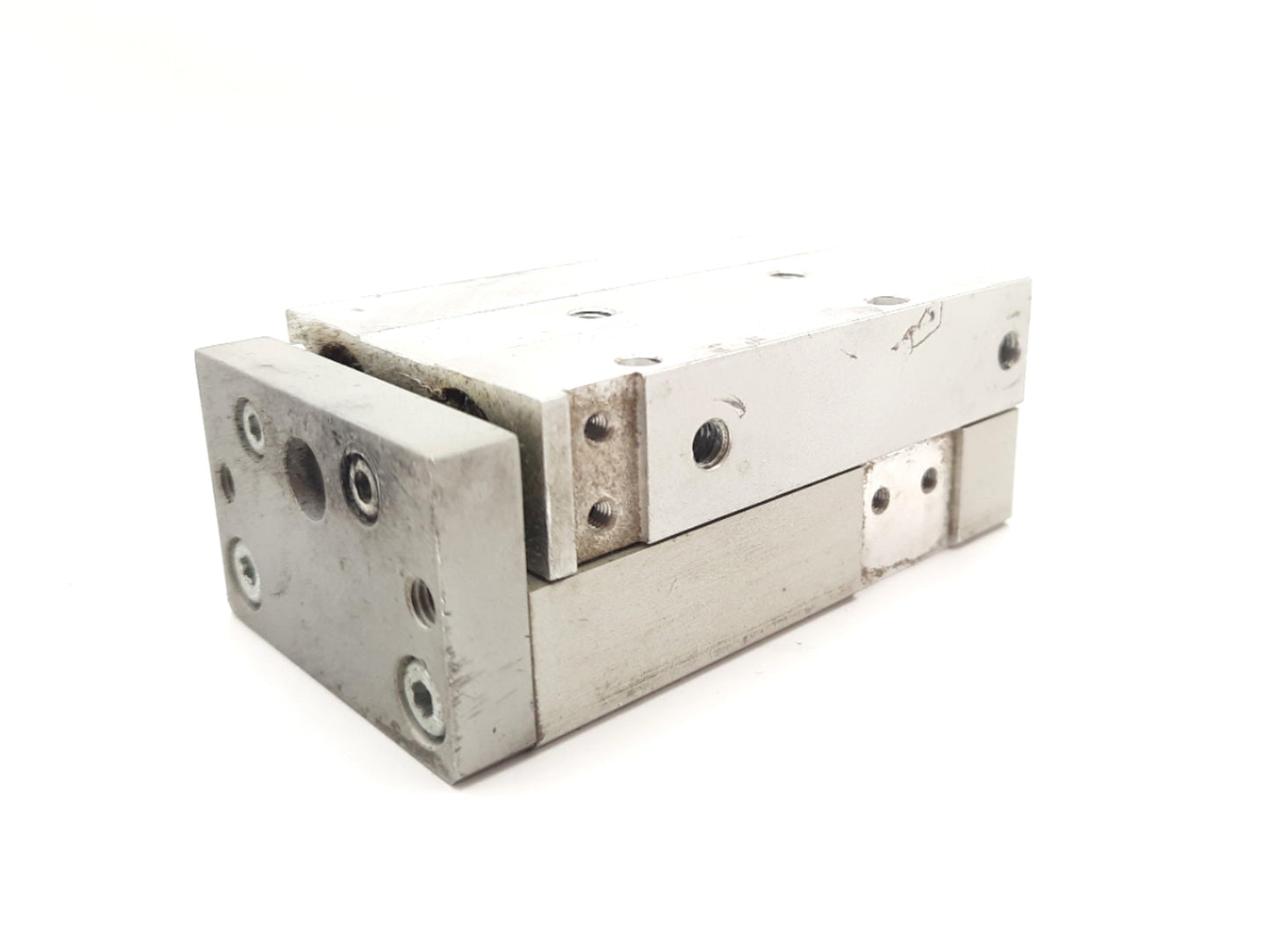 Used Bimba TBA-1230-E Pneumatic Linear Actuator Twin Bore 1.18" Stroke 140psi 10-32