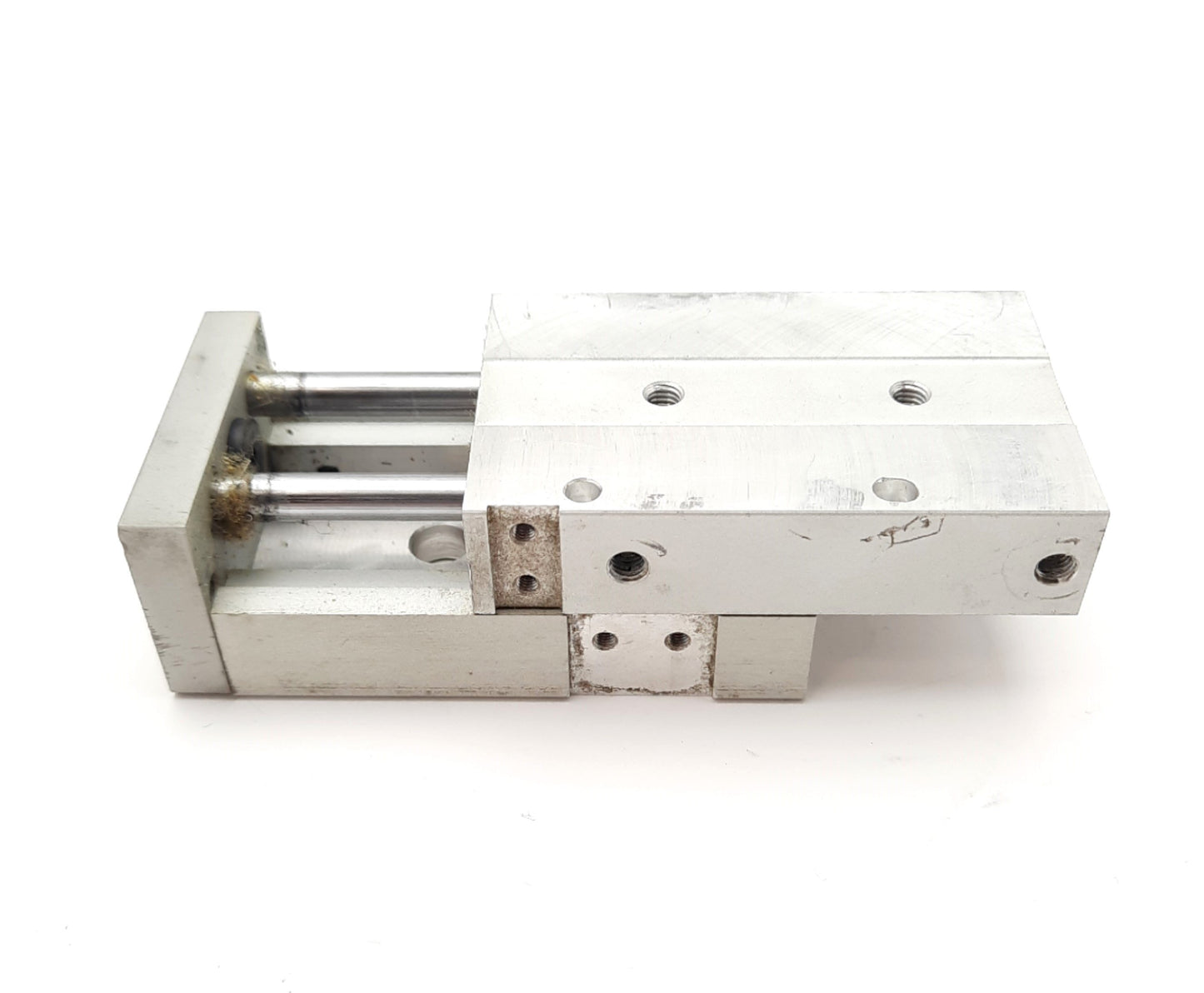 Used Bimba TBA-1230-E Pneumatic Linear Actuator Twin Bore 1.18" Stroke 140psi 10-32