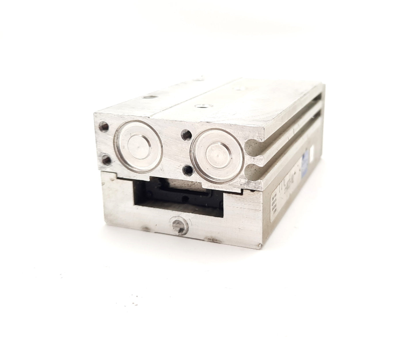 Used Bimba TBA-1230-E Pneumatic Linear Actuator Twin Bore 1.18" Stroke 140psi 10-32