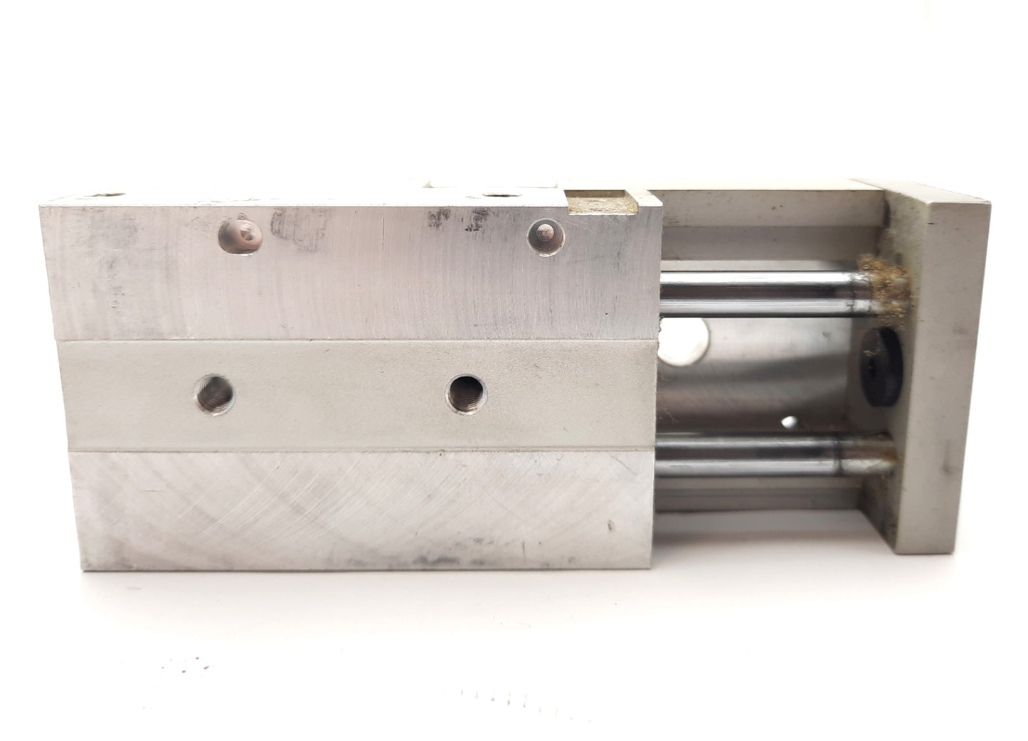 Used Bimba TBA-1230-E Pneumatic Linear Actuator Twin Bore 1.18" Stroke 140psi 10-32