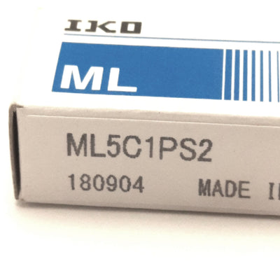 New IKO ML5C1PS2 Nippon Thompson Mini Ball Bearing Carriage 16mm x 12mm, M2 Thread