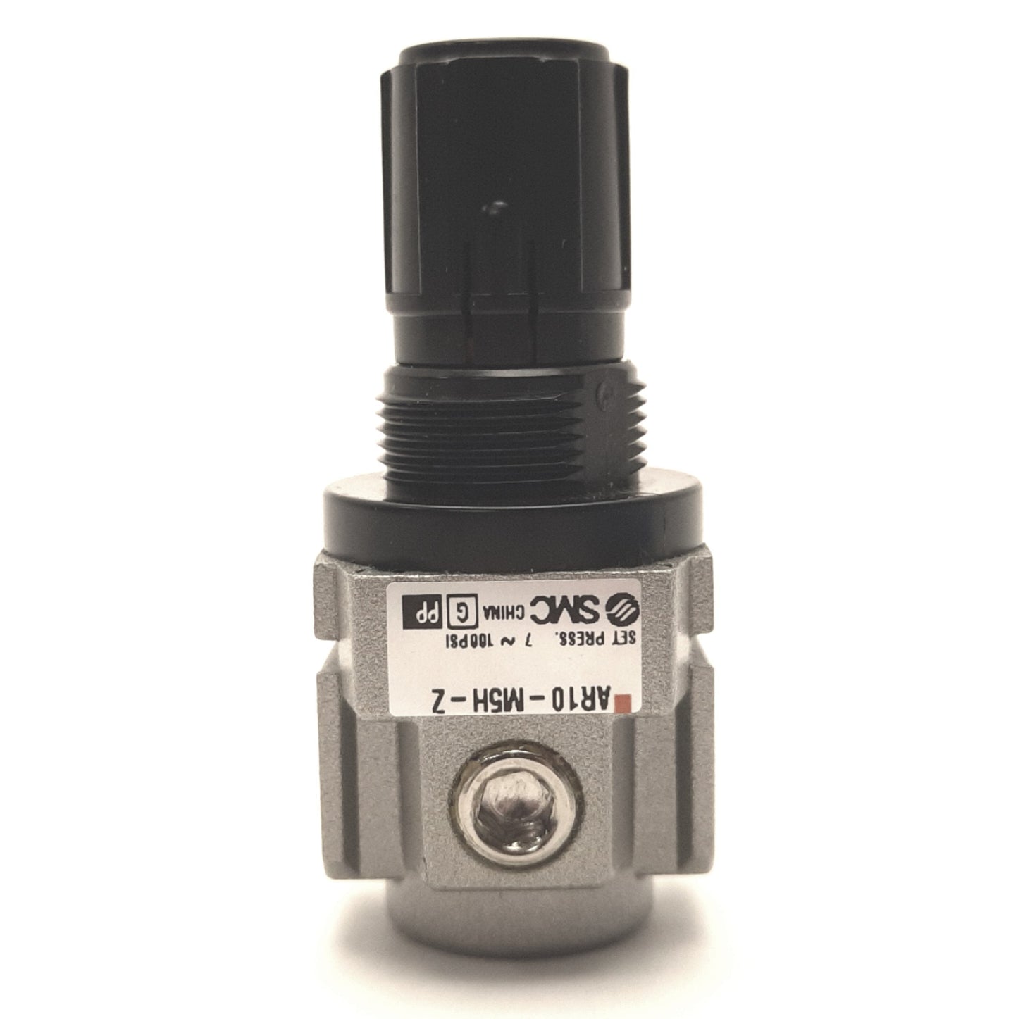 New SMC AR10-M5H-Z Relieving Regulator 0.05 - 0.7 MPa Set, M5 Ports, w/ Set Nut
