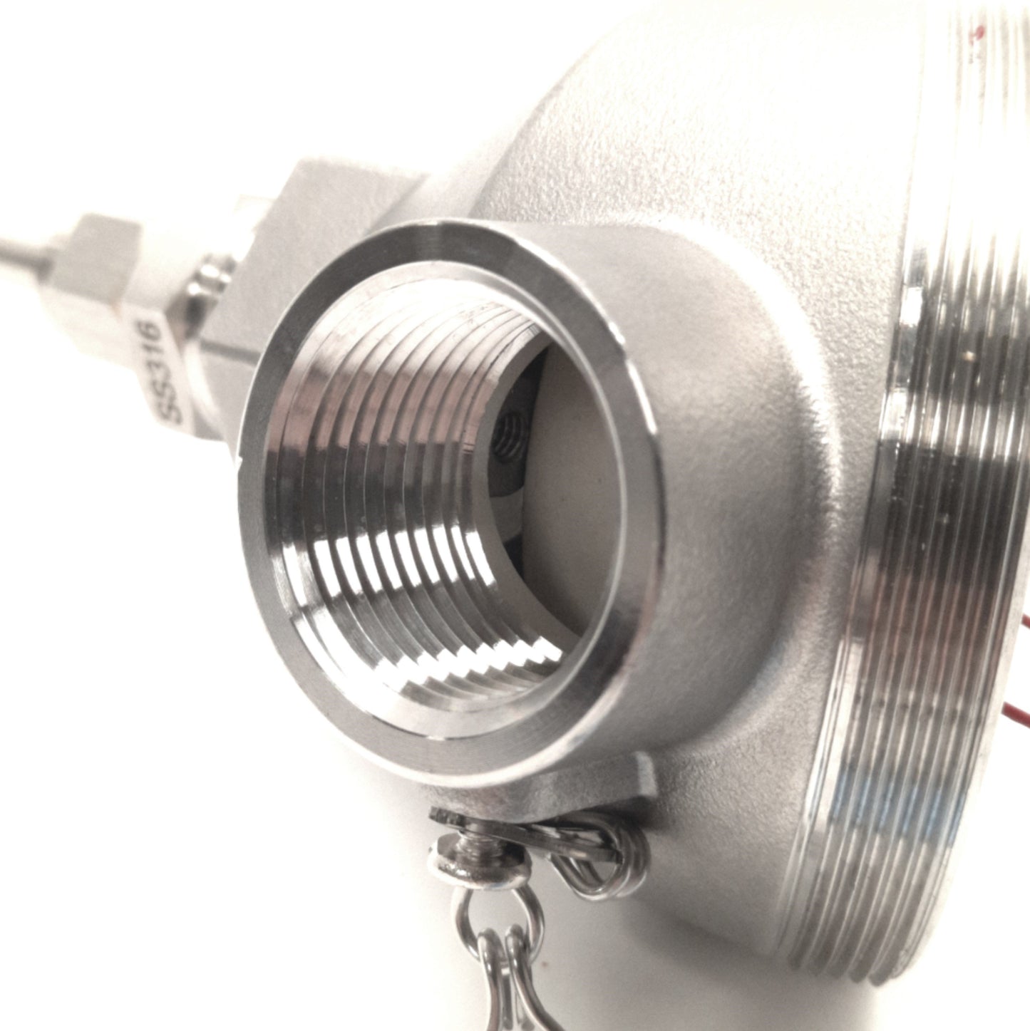 Used RTD-6.5-12.5 Industrial RTD w/ Head 90° 12.5" x 6.5", 1/4" Diameter, 3-Wire 100Ω