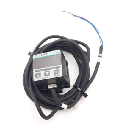 Used Panasonic DP2-22F-P Digital Pressure Sensor 12-24VAC PNP 213psi Female 1/8" NPT