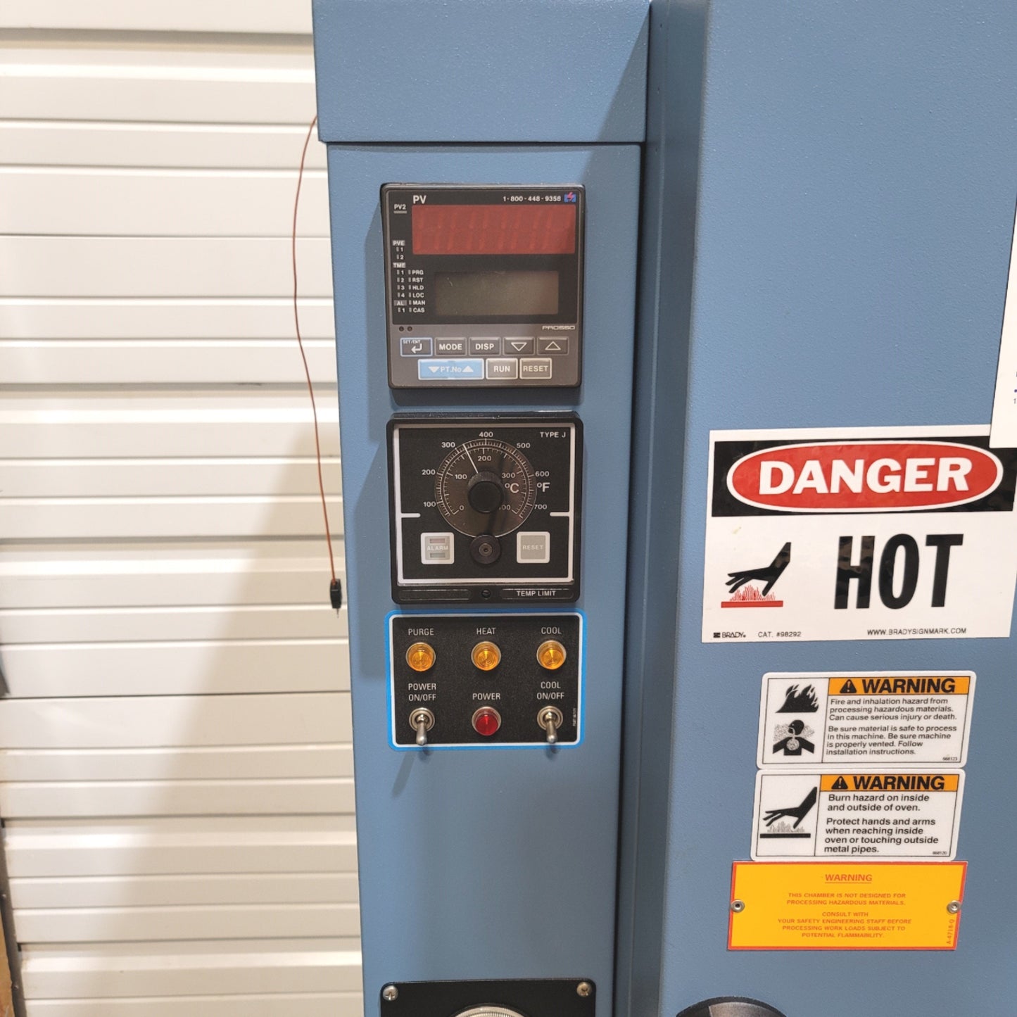 Used Lindberg Blue M CC-04I-P-B Inert Gas Mechanical Convection Oven 4.6CuFt, 208VAC