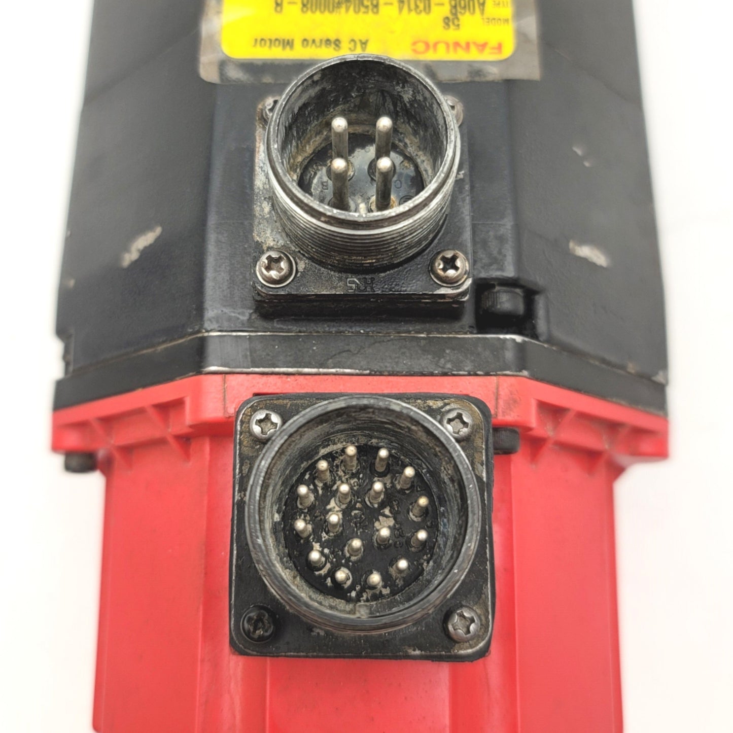 Used Fanuc A06B-0314-B504#0008 Model 5S AC Servo Motor 2000RPM, 5.9Nm, 2000PPR, 130mm