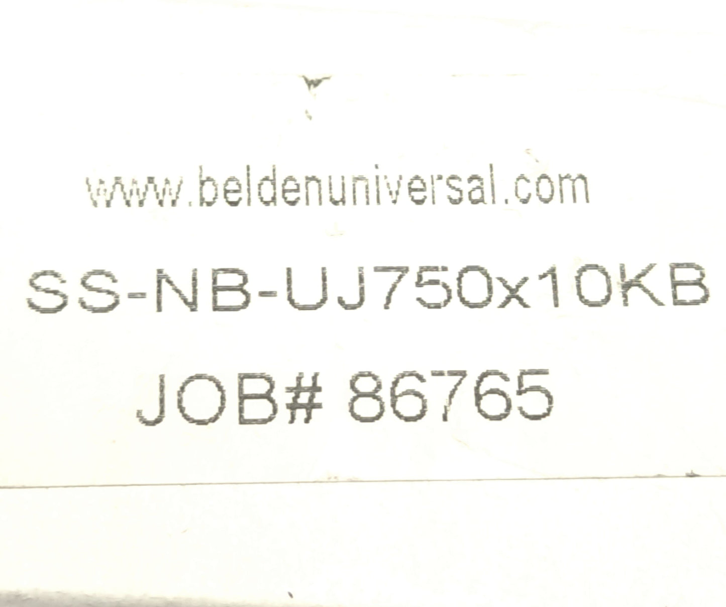 New Belden SS-NB-UJ750x10KB Booted Needle Universal Joint, Ø10mm Bore, 2-11/16" Long