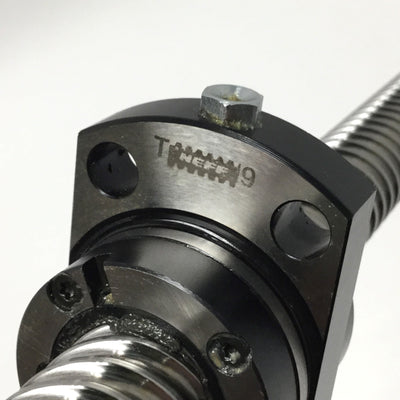 Used NEFF 4-Start Ball Screw & T9 Nut, ?20mm Dia x 5mm Pitch, 20mm Lead, 640mm Travel