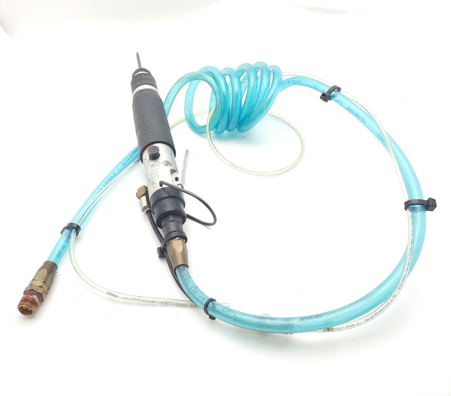 Used Uryu US-LT30BL-11 Inline Air Screwdriver 9.7-18.5in-lbs 110rpm 1/4" ID 4mm