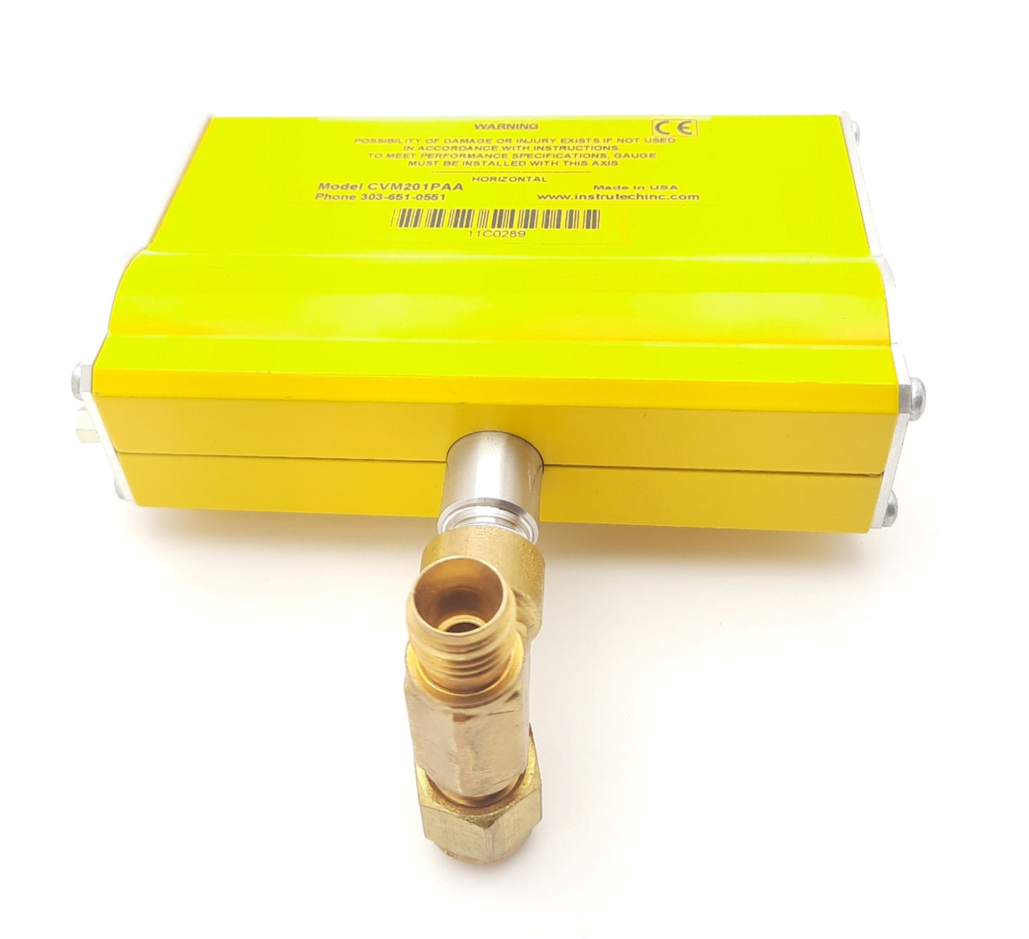 New InstruTech Super Bee CVM201PAA Convection Vacuum Gauge 12-28VDC 1-8VDC