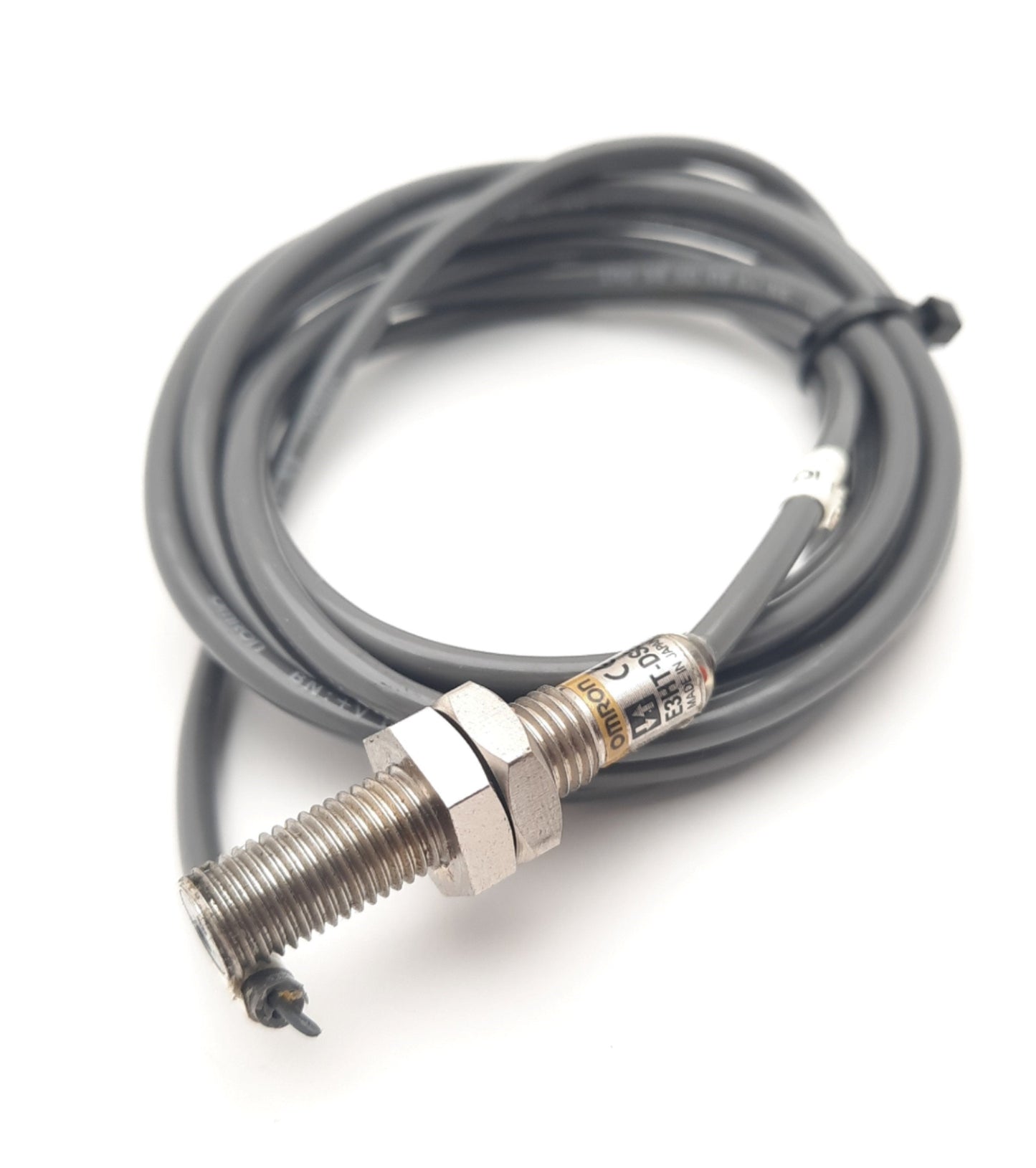 Used Omron E3HT-DS3E2 Transducer Photoelectric Sensor NPN 12-24VAC 3ms 1.378"