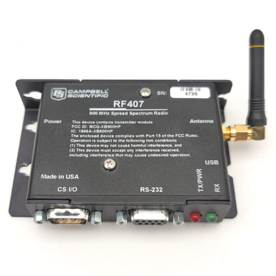 Used Campbell Scientific RF407 High Speed 900MHz Spread Spectrum Serial Radio