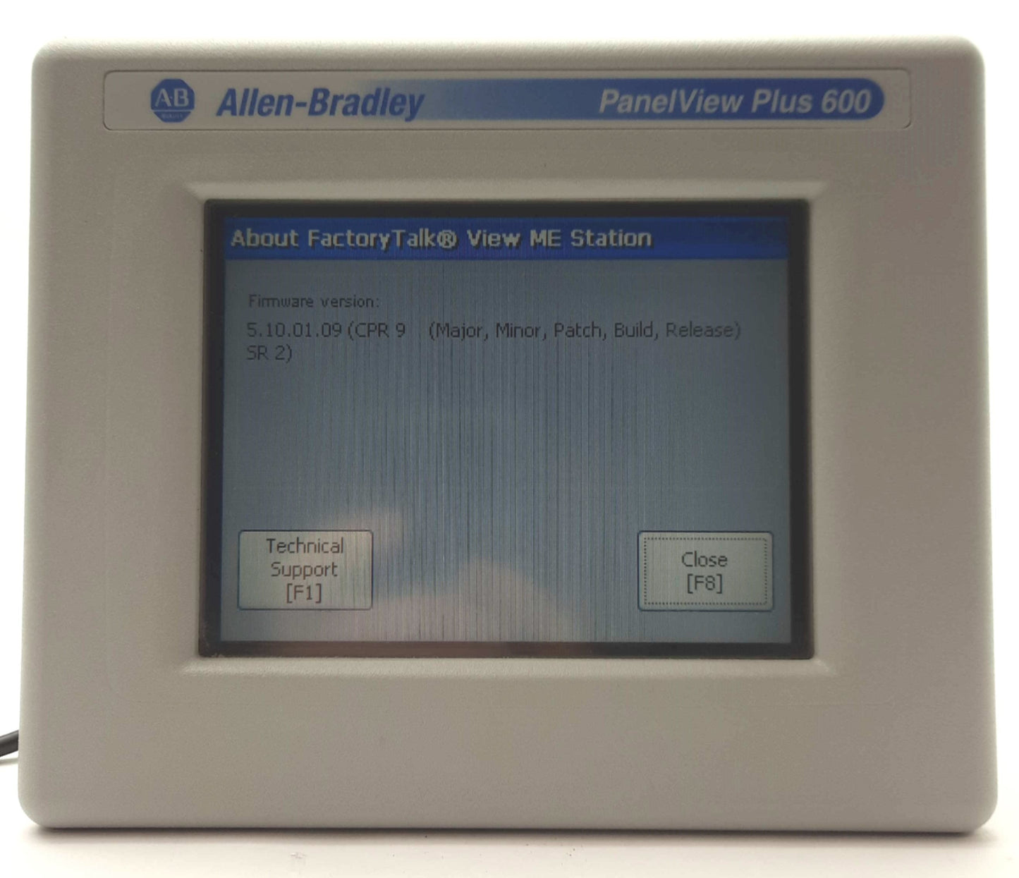 Used Allen Bradley 2711P-T6C20D PanelView Plus 600 HMI Panel 6" USB/RS232 24VDC