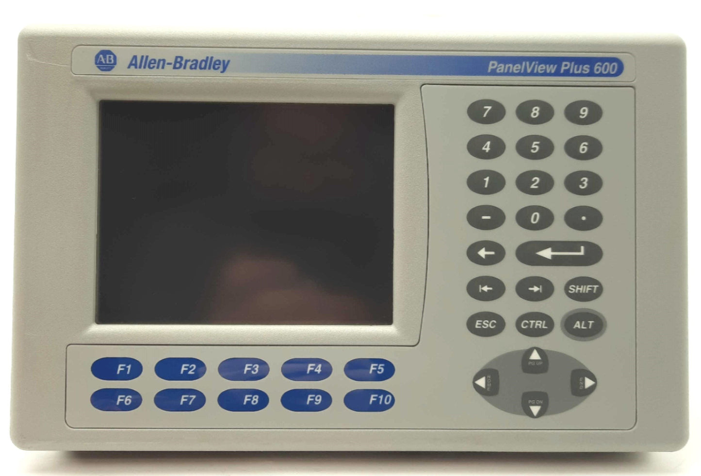 Used Allen Bradley 2711P-B6C20A Ser C PanelView Plus 600 HMI Panel w/Buttons 6" 120V
