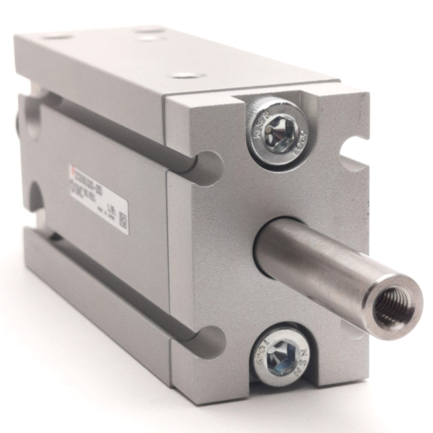 New SMC ZCDUKQ20-25D Compact Cylinder, 20mm Bore, 25mm Stroke, M5 Ports, 0.7 MPa